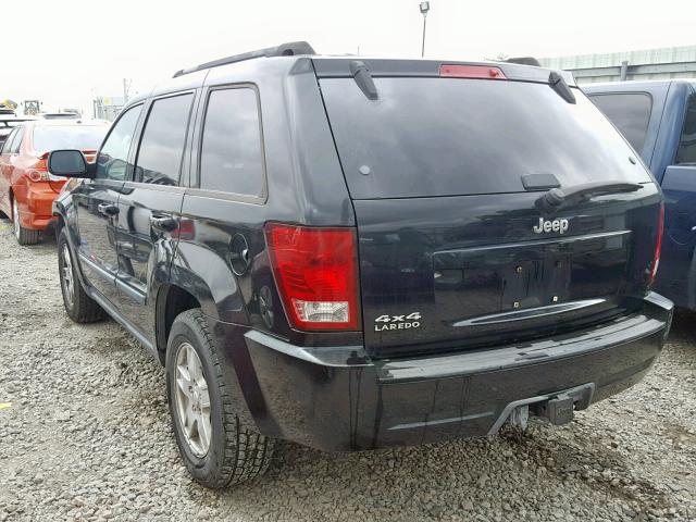 1J8GR48K97C540904 - 2007 JEEP GRAND CHER BLACK photo 3