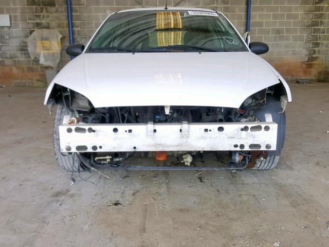 1FAFP31N47W167220 - 2007 FORD FOCUS ZX3 WHITE photo 9