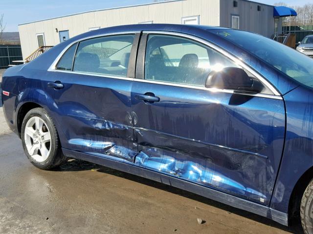 1G1ZG57B594157383 - 2009 CHEVROLET MALIBU LS BLUE photo 9