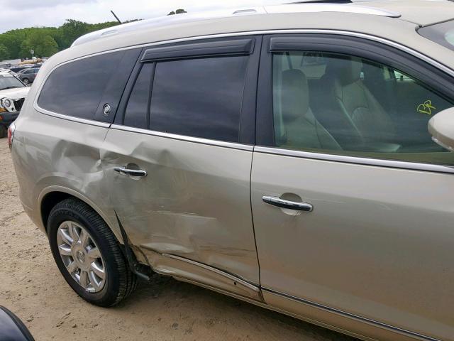 5GAKRCKDXDJ260276 - 2013 BUICK ENCLAVE BEIGE photo 9