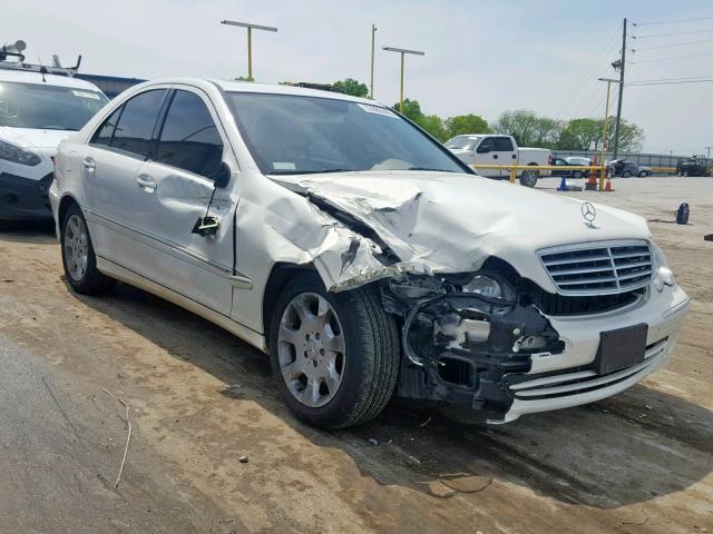 WDBRF92HX6F780820 - 2006 MERCEDES-BENZ C 280 4MAT WHITE photo 1