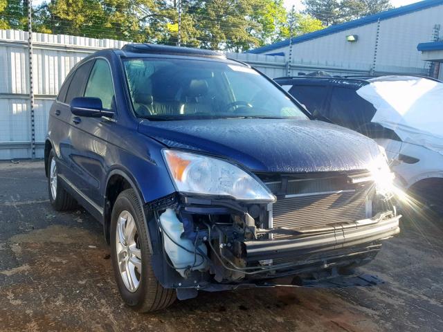 5J6RE3H71AL039332 - 2010 HONDA CR-V EXL BLUE photo 1