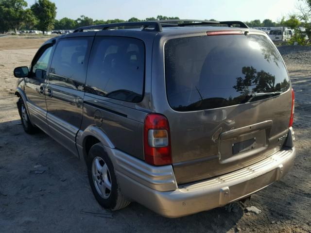 1GMDX03E12D303168 - 2002 PONTIAC MONTANA BROWN photo 3