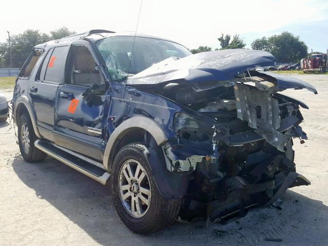 1FMEU64E56UA57469 - 2006 FORD EXPLORER E BLUE photo 1