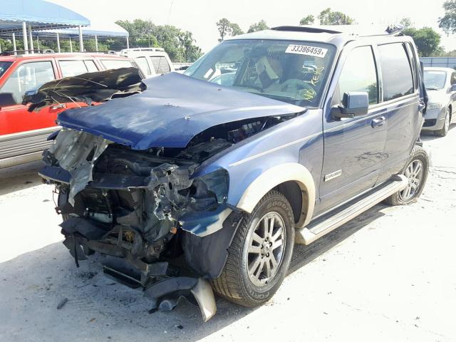 1FMEU64E56UA57469 - 2006 FORD EXPLORER E BLUE photo 2