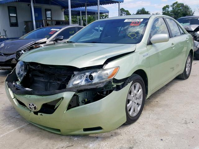 JTNBB46K773039501 - 2007 TOYOTA CAMRY NEW GREEN photo 2