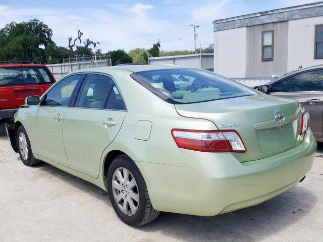 JTNBB46K773039501 - 2007 TOYOTA CAMRY NEW GREEN photo 3