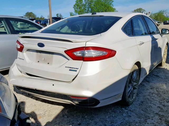 3FA6P0K91DR173894 - 2013 FORD FUSION TIT WHITE photo 4