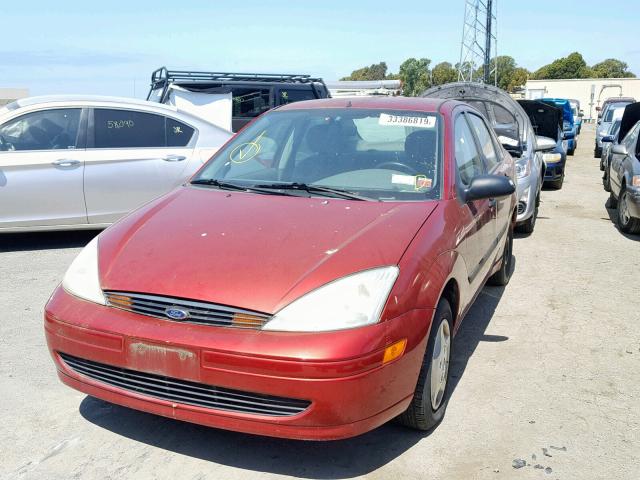 1FAFP33P51W197171 - 2001 FORD FOCUS LX RED photo 2