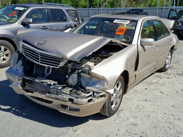 WDBJF65JX2B453734 - 2002 MERCEDES-BENZ E 320 GOLD photo 2