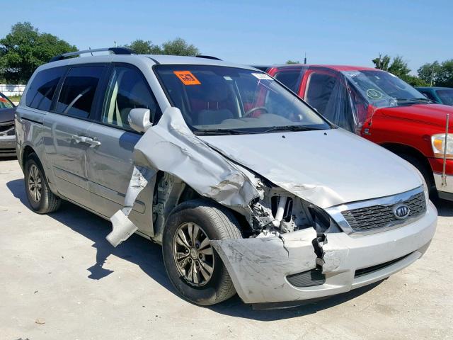 KNDMG4C78C6459873 - 2012 KIA SEDONA LX TAN photo 1