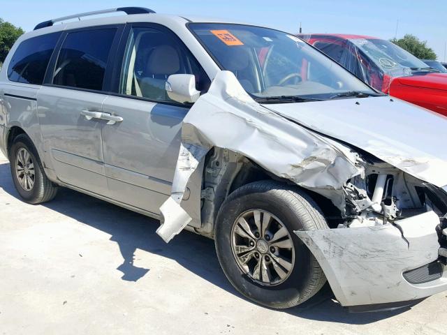 KNDMG4C78C6459873 - 2012 KIA SEDONA LX TAN photo 9