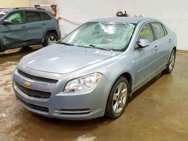 1G1ZH57B384245070 - 2008 CHEVROLET MALIBU 1LT ვერცხლისფერი ფოტო 2