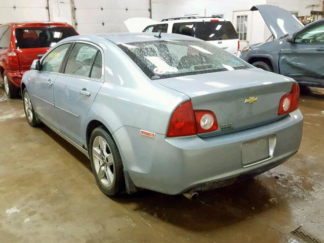 1G1ZH57B384245070 - 2008 CHEVROLET MALIBU 1LT ვერცხლისფერი ფოტო 3