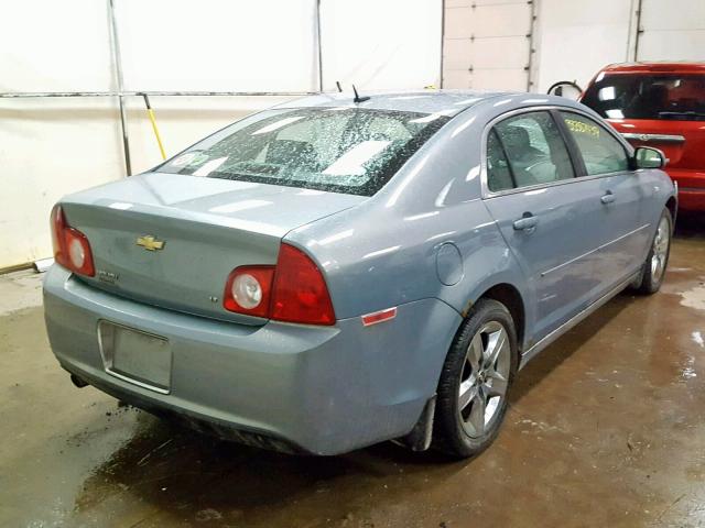 1G1ZH57B384245070 - 2008 CHEVROLET MALIBU 1LT ვერცხლისფერი ფოტო 4