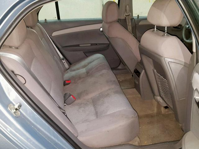 1G1ZH57B384245070 - 2008 CHEVROLET MALIBU 1LT ვერცხლისფერი ფოტო 6