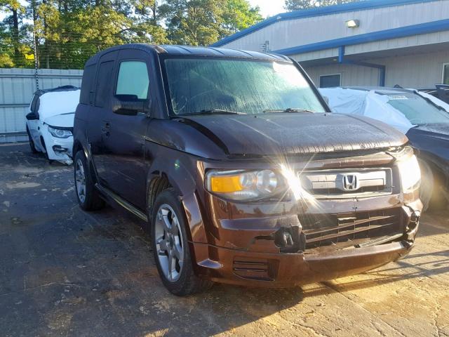 5J6YH18987L002750 - 2007 HONDA ELEMENT SC BURGUNDY photo 1