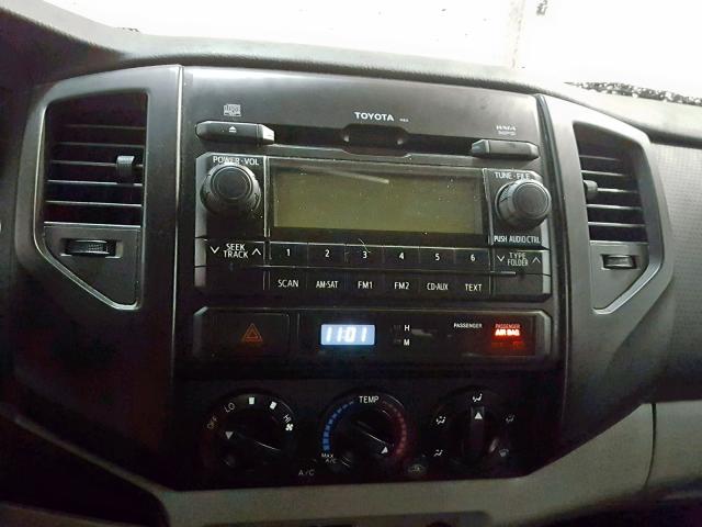 5TFTX4CN8CX021374 - 2012 TOYOTA TACOMA ACC ნაცრისფერი ფოტო 9