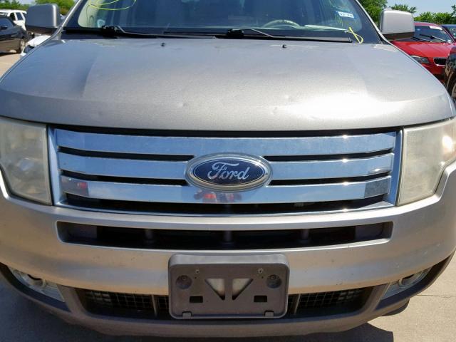 2FMDK38CX8BA57937 - 2008 FORD EDGE SEL SILVER photo 9