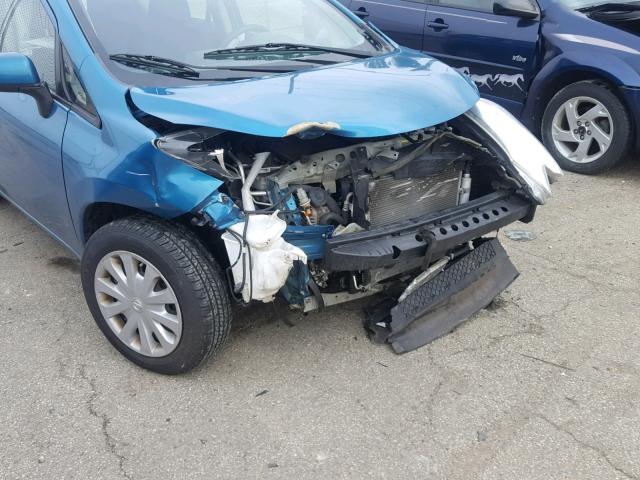 3N1CE2CP5EL369498 - 2014 NISSAN VERSA NOTE BLUE photo 9