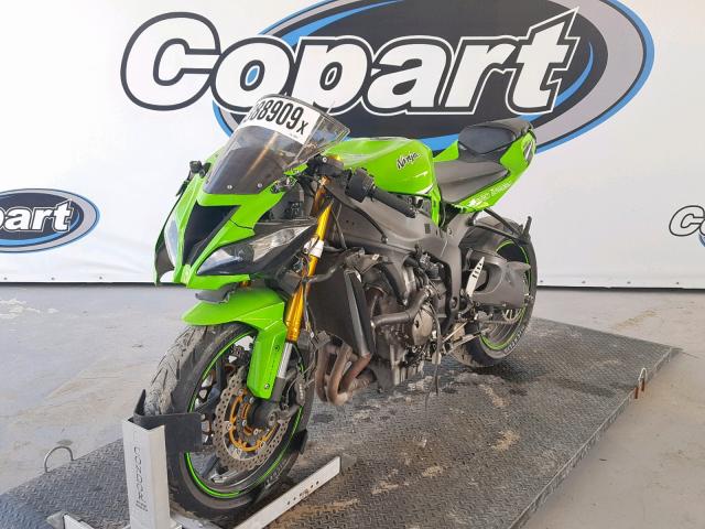 JKBZXJF16FA006077 - 2015 KAWASAKI ZX636 F GREEN photo 2