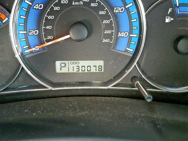 JF2SH63659H780727 - 2009 SUBARU FORESTER 2 RED photo 8