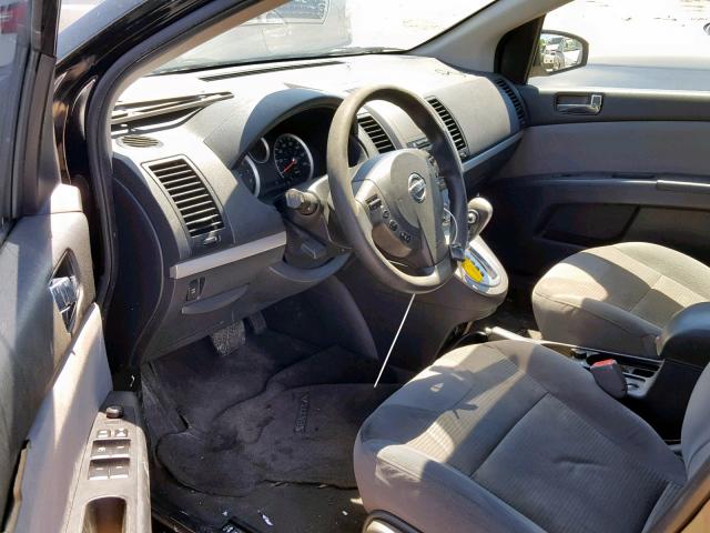 3N1AB6AP0BL620921 - 2011 NISSAN SENTRA 2.0 BLACK photo 9