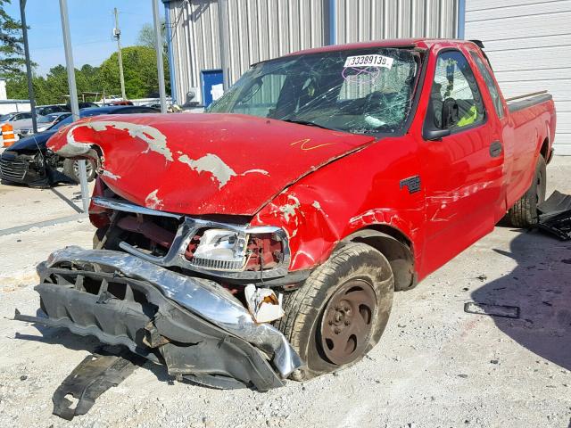 2FTRX18W14CA53368 - 2004 FORD F-150 HERI RED photo 2