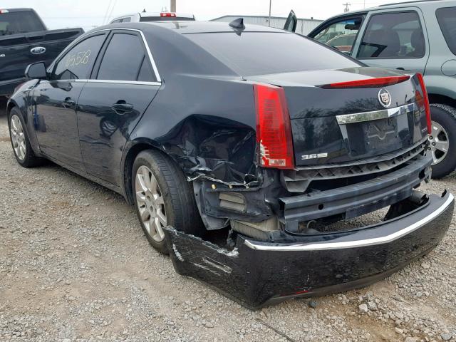 1G6DV57V090165127 - 2009 CADILLAC CTS HI FEA BLACK photo 3