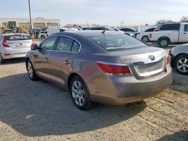 1G4GC5EG3AF322733 - 2010 BUICK LACROSSE C TAN photo 3