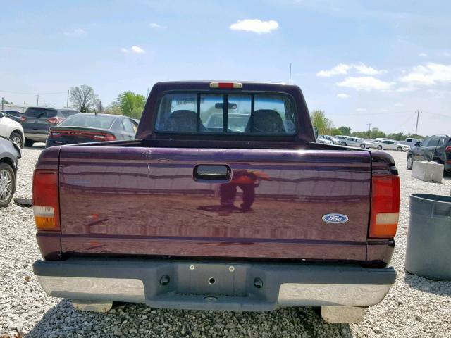 1FTCR10A5RPC23768 - 1994 FORD RANGER PURPLE photo 6