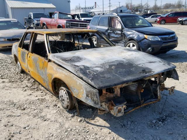 1G4HR6935GH437654 - 1986 BUICK LESABRE LI BURN photo 1