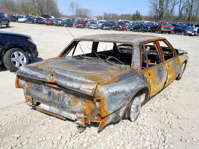 1G4HR6935GH437654 - 1986 BUICK LESABRE LI BURN photo 4