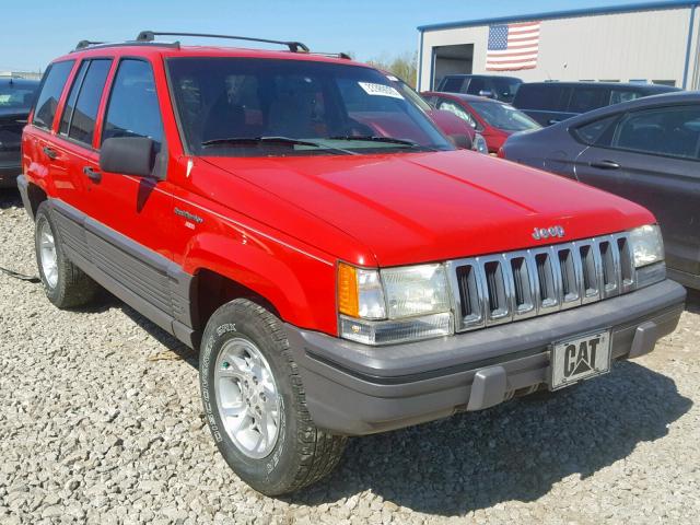 1J4GZ58S9RC257896 - 1994 JEEP GRAND CHER RED photo 1