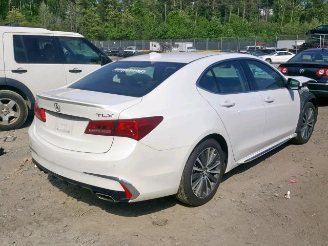 19UUB2F76JA005860 - 2018 ACURA TLX ADVANC WHITE photo 4