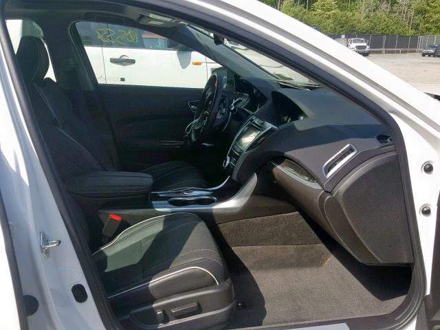 19UUB2F76JA005860 - 2018 ACURA TLX ADVANC WHITE photo 5