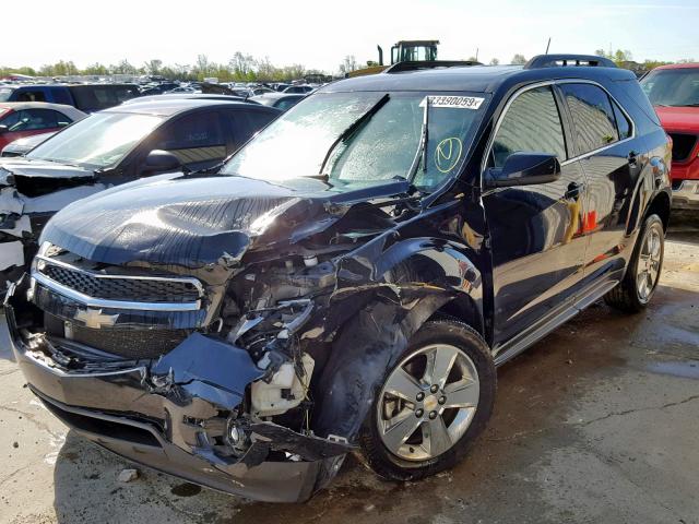 2GNFLGE33E6341931 - 2014 CHEVROLET EQUINOX LT BLACK photo 2