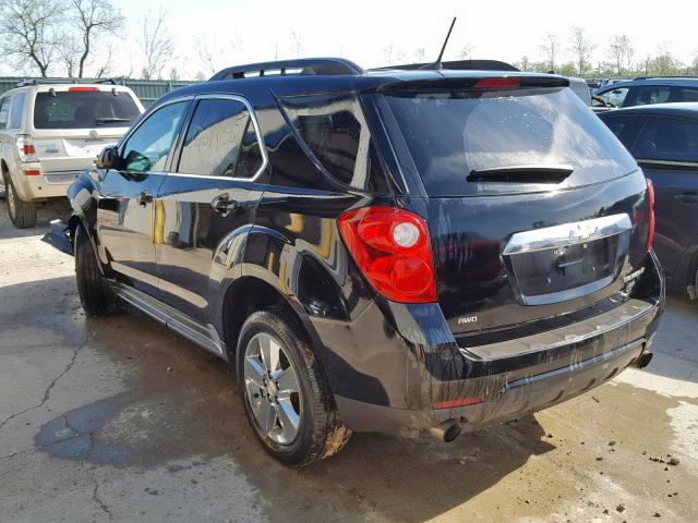 2GNFLGE33E6341931 - 2014 CHEVROLET EQUINOX LT BLACK photo 3