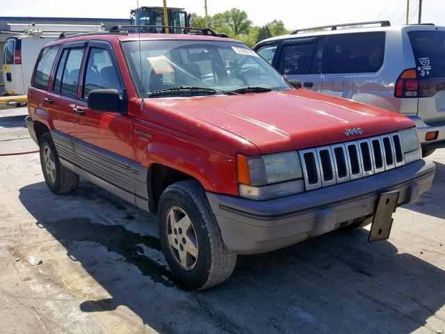 1J4GZ58S9SC637214 - 1995 JEEP GRAND CHER RED photo 1