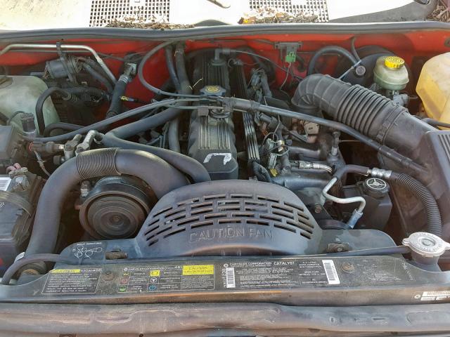 1J4GZ58S9SC637214 - 1995 JEEP GRAND CHER RED photo 7