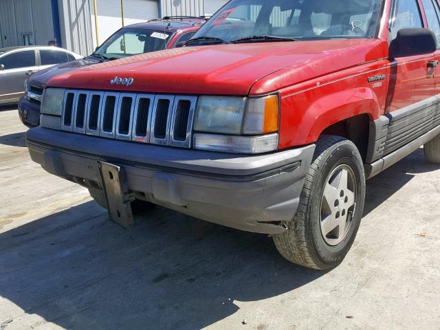 1J4GZ58S9SC637214 - 1995 JEEP GRAND CHER RED photo 9