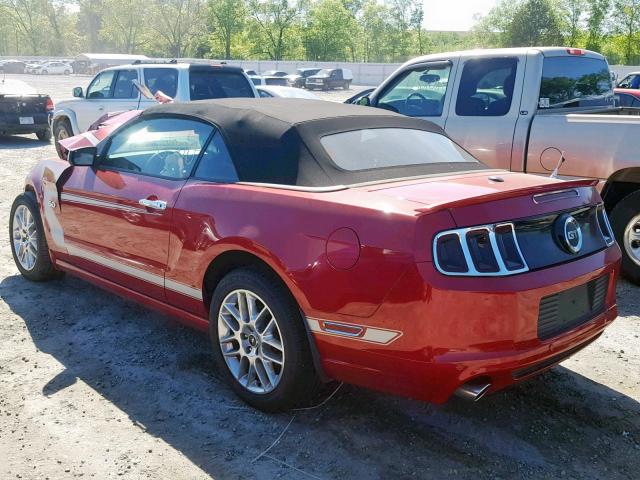 1ZVBP8FF4D5215305 - 2013 FORD MUSTANG GT RED photo 3