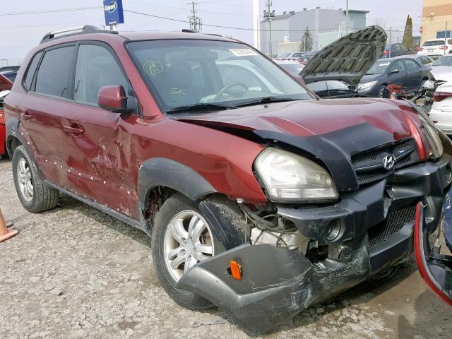 KM8JM12D38U730001 - 2008 HYUNDAI TUCSON GL MAROON photo 1