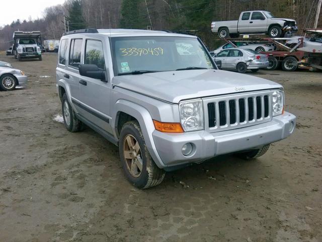 1J8HG48N26C173346 - 2006 JEEP COMMANDER SILVER photo 1