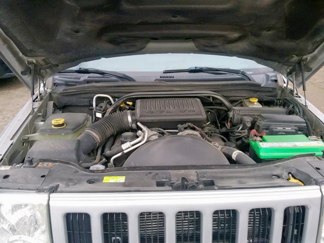 1J8HG48N26C173346 - 2006 JEEP COMMANDER SILVER photo 7