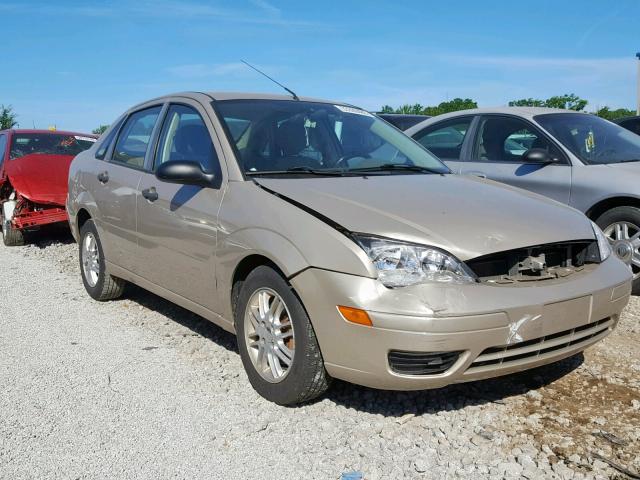 1FAFP34N67W331109 - 2007 FORD FOCUS ZX4 GOLD photo 1