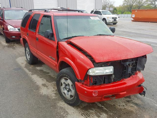 1GNDT13W92K213414 - 2002 CHEVROLET BLAZER RED photo 1