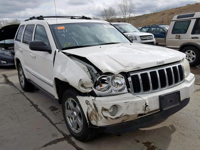 1J4HR58N76C114598 - 2006 JEEP GRAND CHER WHITE photo 1