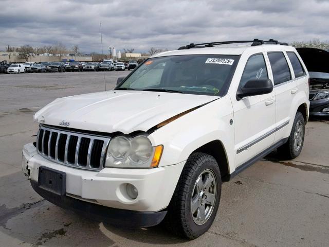 1J4HR58N76C114598 - 2006 JEEP GRAND CHER WHITE photo 2