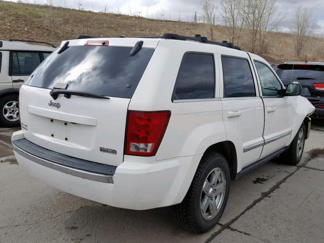 1J4HR58N76C114598 - 2006 JEEP GRAND CHER WHITE photo 4